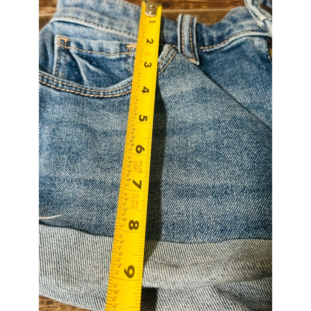 Hollister High-Rise Mom Short 3" Blue Denim Size 0 - Picture 7 of 8